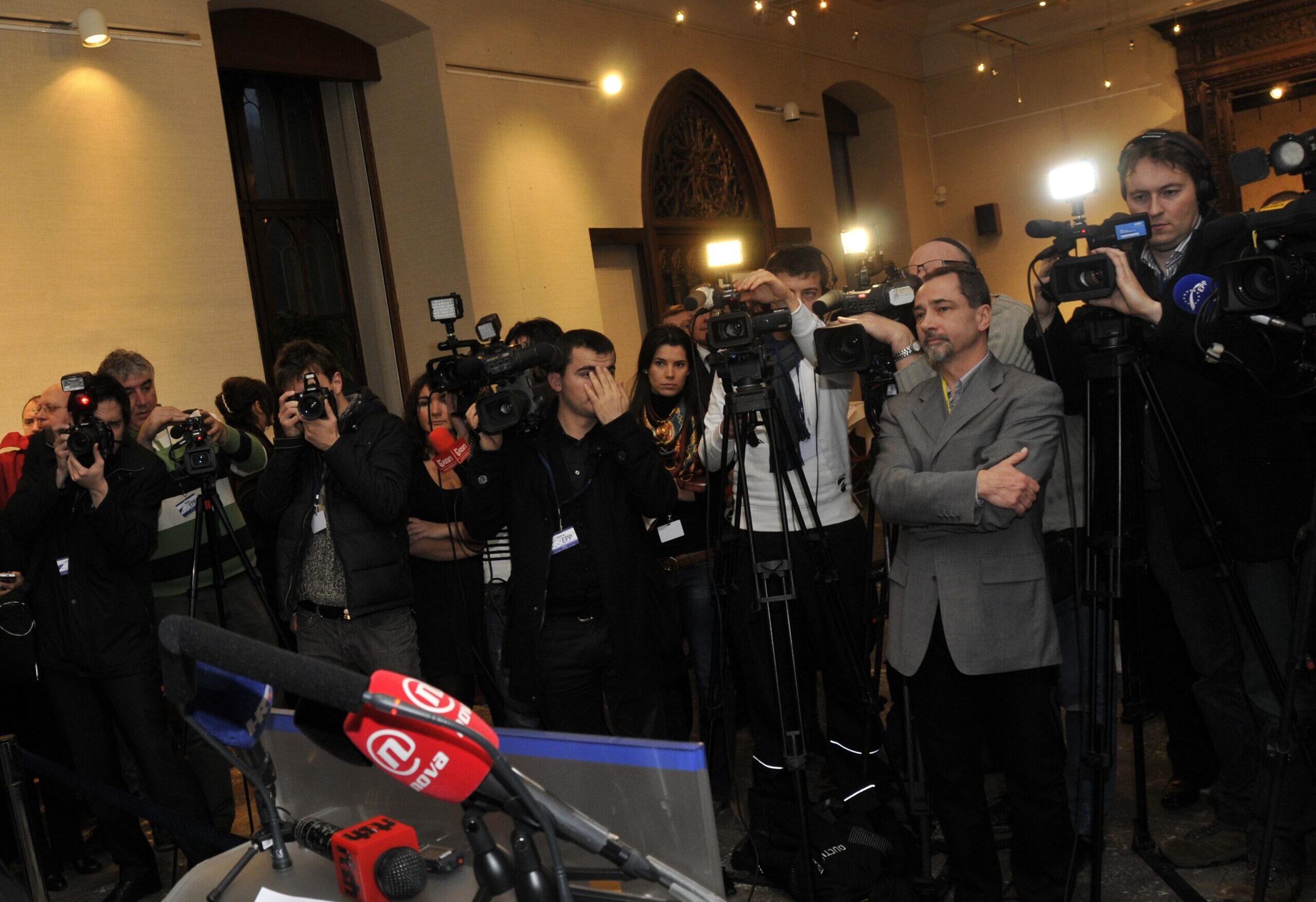 Photo of a Press Conference